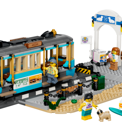 LEGO® City Seaside Tram, Train Toys 60506