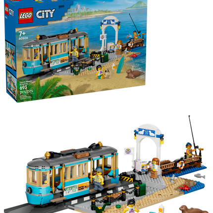 LEGO® City Seaside Tram, Train Toys 60506