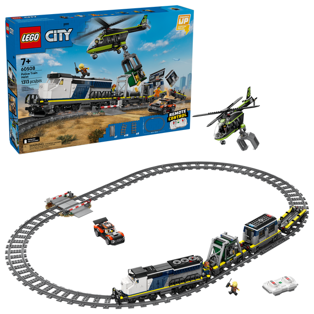 Lego City 60508 Le braquage du train de la police