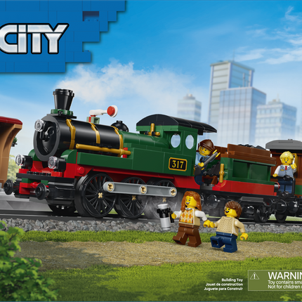 LEGO® City Vintage Steam Train, Building Toy Set 60511