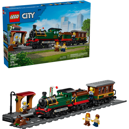 LEGO® City Vintage Steam Train, Building Toy Set 60511