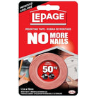 Ruban De Montage No More Nails(Md), 1,5 Mm X 19 M, Translucide