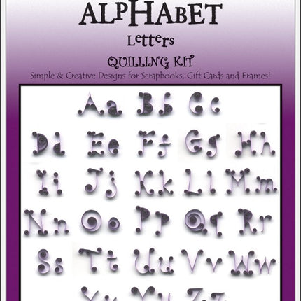 Alphabet Letters Quilling Kit