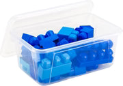 Storex translucent bin 7.8in X 12.2in X 5.1in