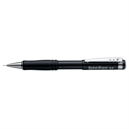 Portemine Twist-Erase noir Pentel 0.5 mm
