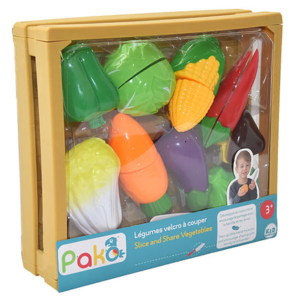 Pakö - Velcro Vegetable Cutters, 11 Pieces