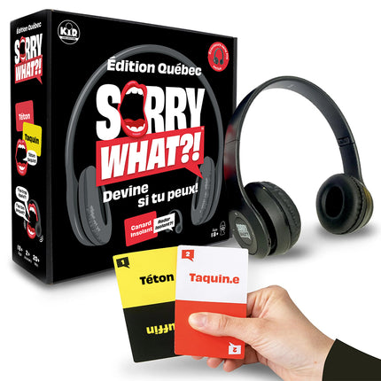 Jeu Sorry What?! - Édition Québec