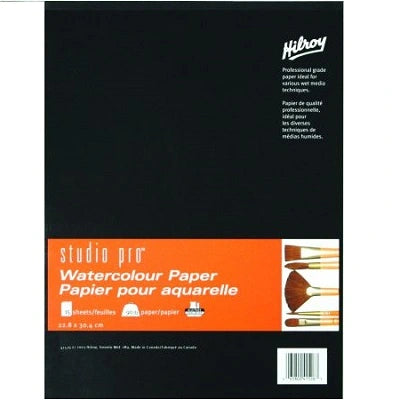 Studio Pro Watercolor Book 9X12 15 Sheets