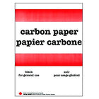Papier Carbone Noir, 8,5 X 11,5 Po, Paquet De 12 — Gu11-12