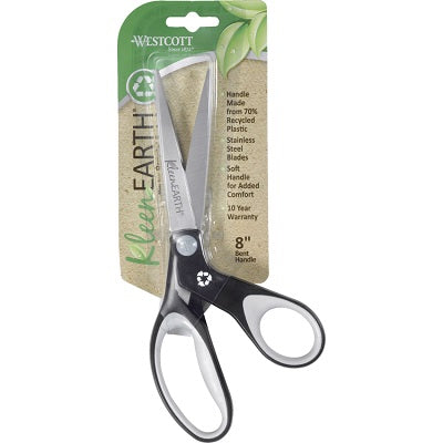 Westcott® Kleenearth® Soft Grip Scissors, 8 in.