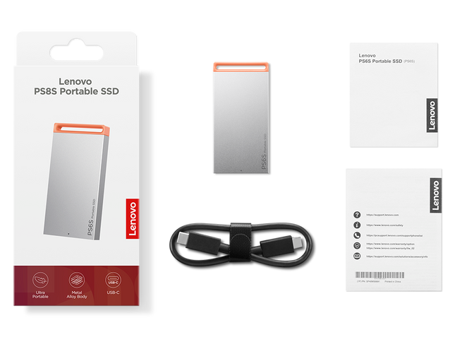 Disque Dur Externe Lenovo PS6S SSD 512GB