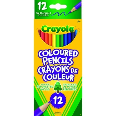 Crayola® Pre-Sharpened Colored Pencils, 12-Pack 