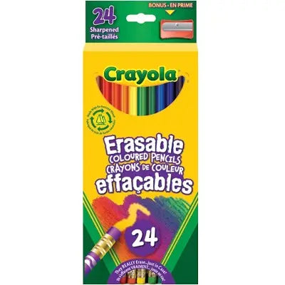 Crayola Erasable Colored Pencils 24 Pack 