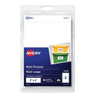 Etiquettes Multi-Usages Blanc Amovible 4