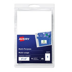 Etiquettes Multi-Usages Blanc Amovible 6