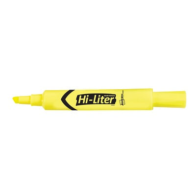 Hi-liter fluorescent yellow highlighter