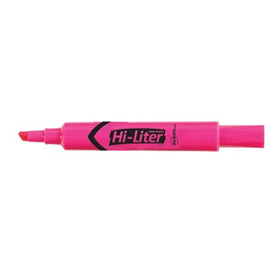 Surligneur Hi-Liter D'Avery, Pointe Biseautée, Rose Fluorescent