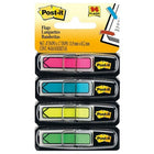 Post-it Mini Dart Flags, 1/2 in., 24 Flags per Dispenser, Pink, Blue, Yellow and Green, 4 Dispensers/Pkg