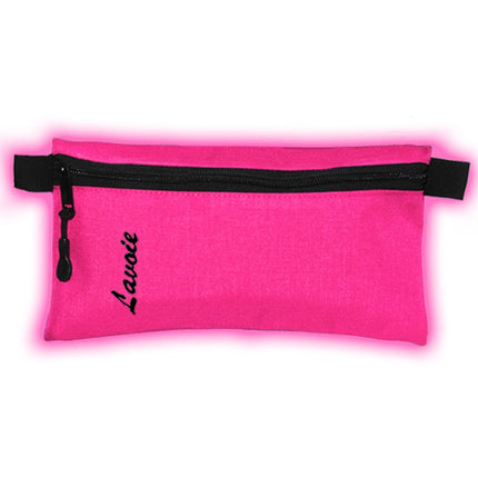 Lavoie Single Pencil Case - Fluorescent Pink