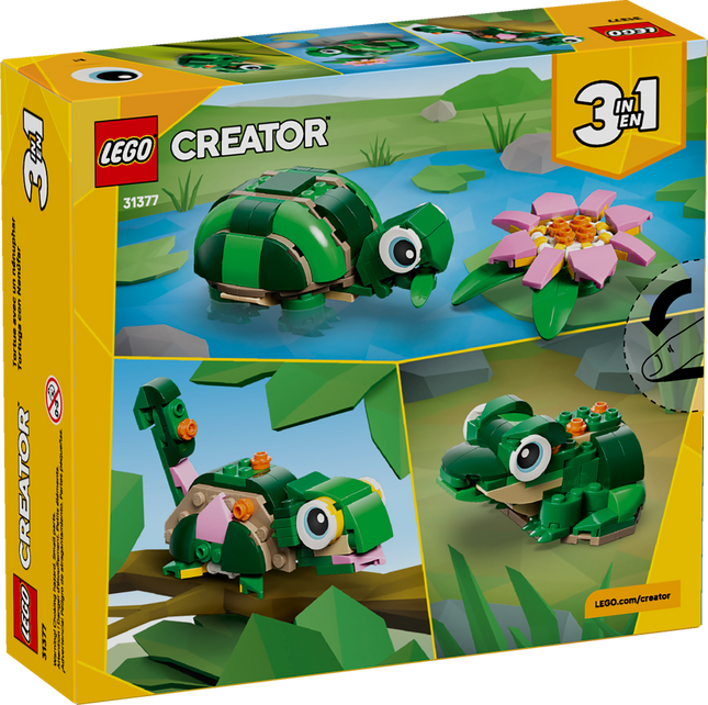 Lego Creator 31377 Turtle with a Water Lily