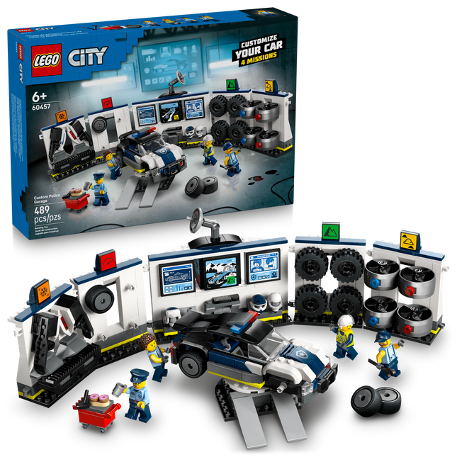 Lego 60457 Le garage de personnalisation de voitures de police