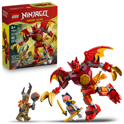 Lego Ninjago 71851 Ensemble de combat : le robot dragon de Kai