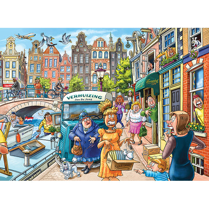 1000 pieces, Wasgij Original 45, Moving Day!