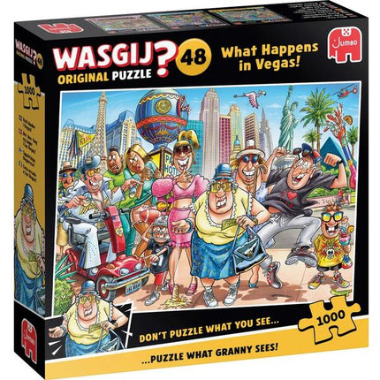 C-T 1000 pcs, Wasgij Original 48, What happens in Vegas!