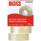 Ruban Transparent Cristal De Basics, Rouleau De Recharge, 3/4 Po, 18 Mm X 33 M