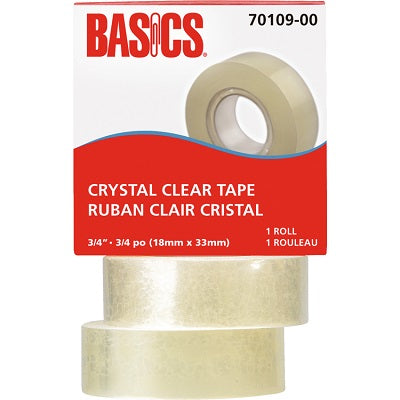 Search for basics clear adhesive tape 18mmx33m