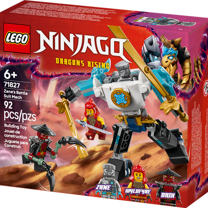 LEGO® NINJAGO® Zane's Mech Armor Battle Suit, Pretend Play Toy Set 71827