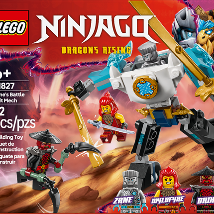 LEGO® NINJAGO® Zane's Mech Armor Battle Suit, Pretend Play Toy Set 71827