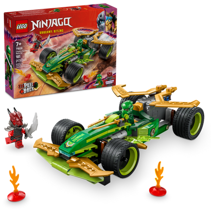 LEGO® NINJAGO® La voiture de course à rétrofriction de Lloyd, Jeu de simulation, Ensemble de jouet 71828