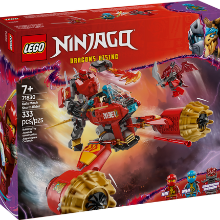 LEGO® NINJAGO® Kai's Storm Mech Bike, Ninja Combo Toy 71830