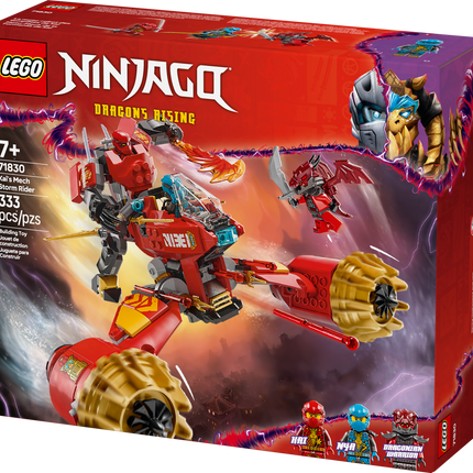 LEGO® NINJAGO® Kai's Storm Mech Bike, Ninja Combo Toy 71830