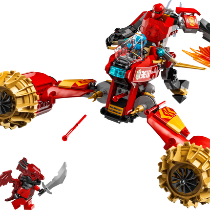 LEGO® NINJAGO® Kai's Storm Mech Bike, Ninja Combo Toy 71830