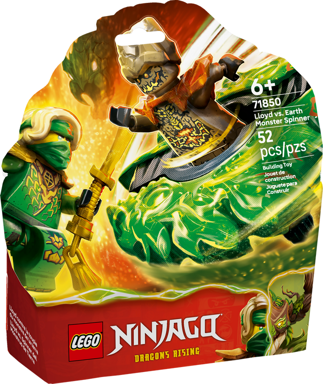 Lego Ninjago 71850 Lloyd contre la toupie du monstre de la terre