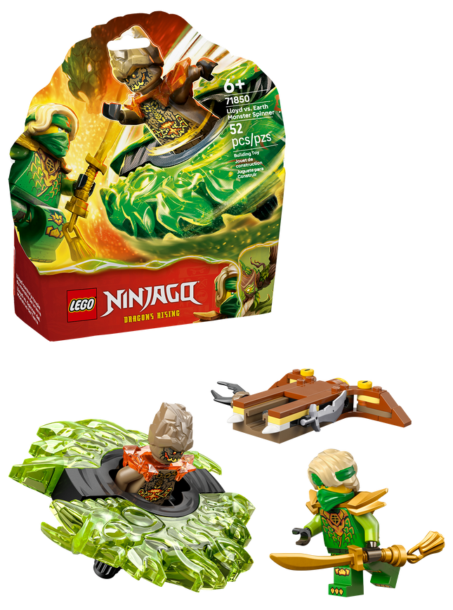 Lego Ninjago 71850 Lloyd contre la toupie du monstre de la terre