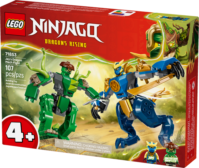 Lego Ninjago 71853 Le combat du robot dragon de Jay