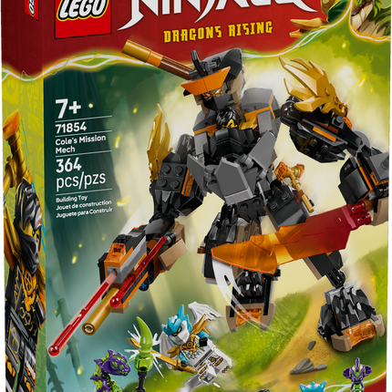Lego Ninjago 71854 Le robot de mission de Cole contre Zane dragon