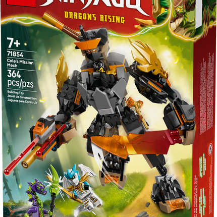 Lego Ninjago 71854 Le robot de mission de Cole contre Zane dragon
