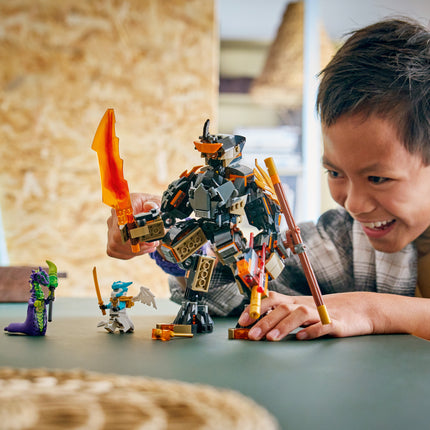 Lego Ninjago 71854 Le robot de mission de Cole contre Zane dragon