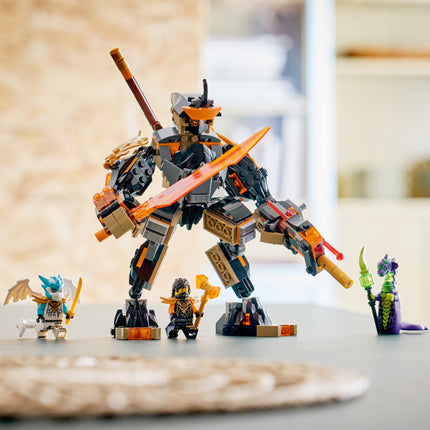 Lego Ninjago 71854 Le robot de mission de Cole contre Zane dragon