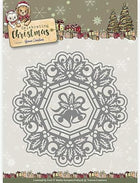 Die Cerations celebrate Christmas - Jingle Bells circle frame