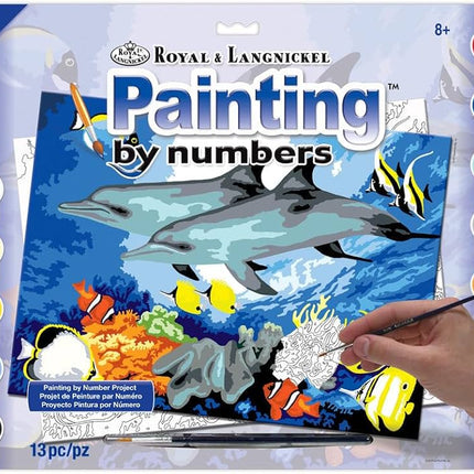 Peinture par numéros Dauphins Royal & Langnickel