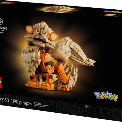 LEGO® Pokémon™ Arcanine, Pokémon Figure Building Set 72160