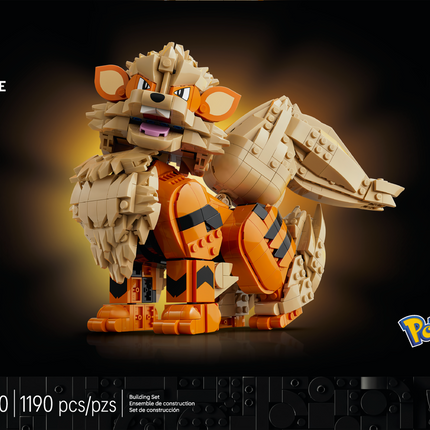 LEGO® Pokémon™ Arcanine, Pokémon Figure Building Set 72160