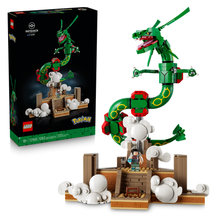 LEGO® Pokémon™ Rayquaza. Decorative Figure, Building Set 72168