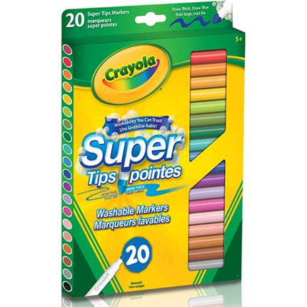 Marqueurs à colorier Super pointes pqt 20 Crayola