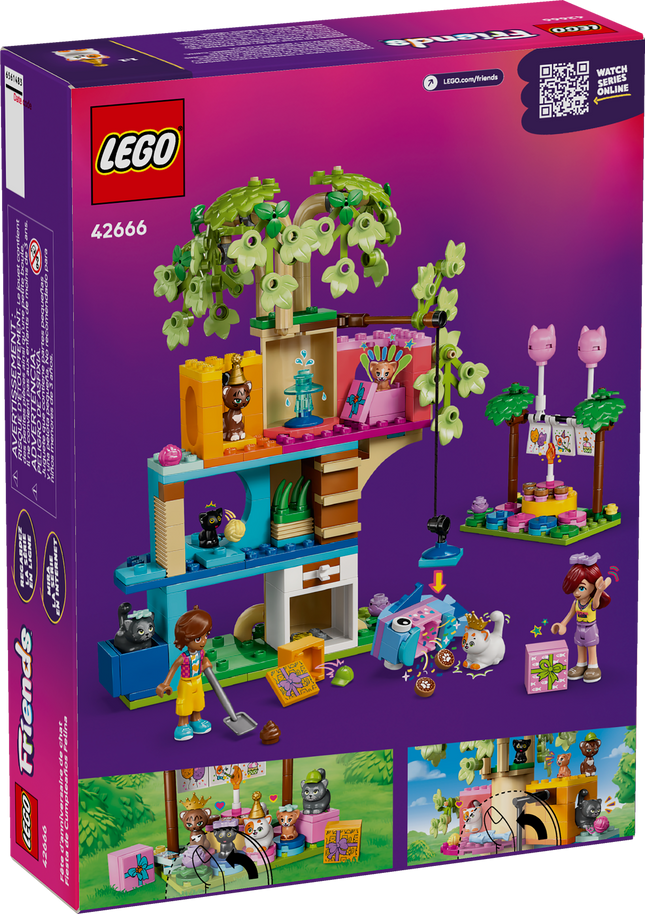 Lego Friends 42666 La fête d’anniversaire et l’arbre à chats